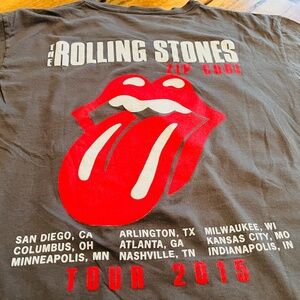 ROLLING STONES "STICKY FINGERS" Tour 2015 T-shirt XL